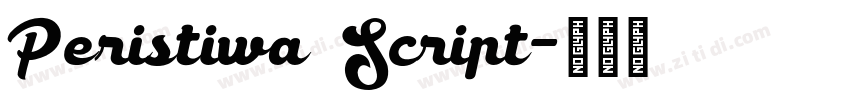 Peristiwa Script字体转换